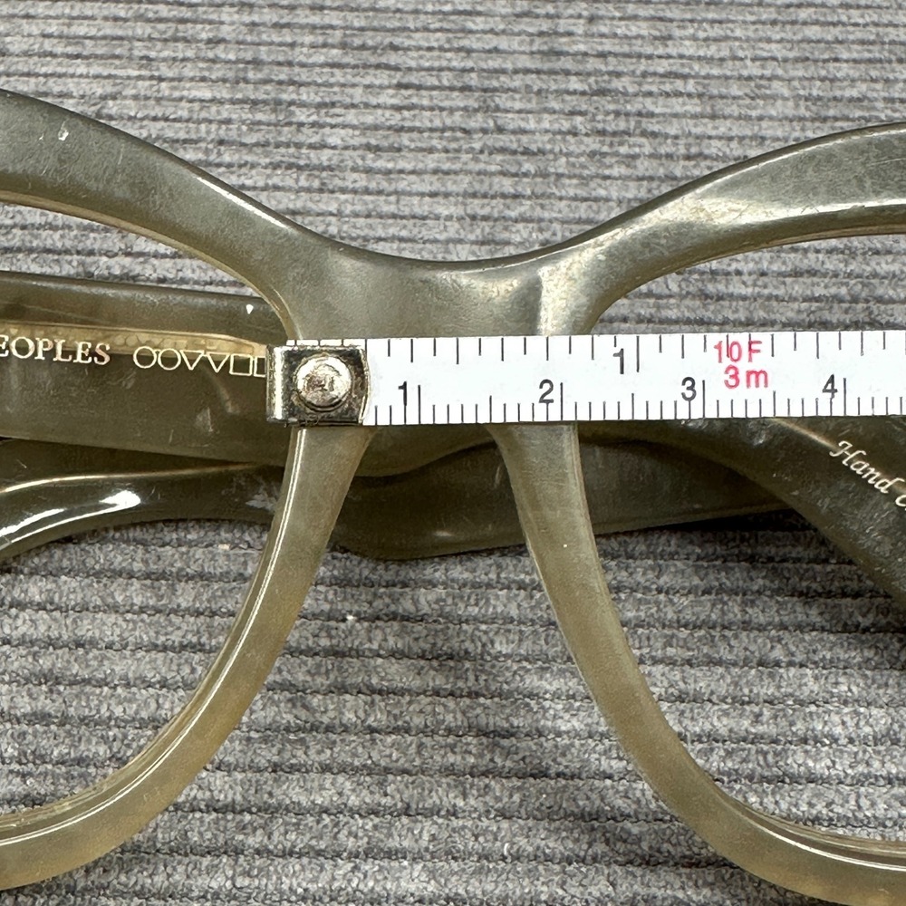 Oliver Peoples Cat Eye Glasses Frames Translucent Taupe Hand Crafted Italy‎ - Picture 5 of 14